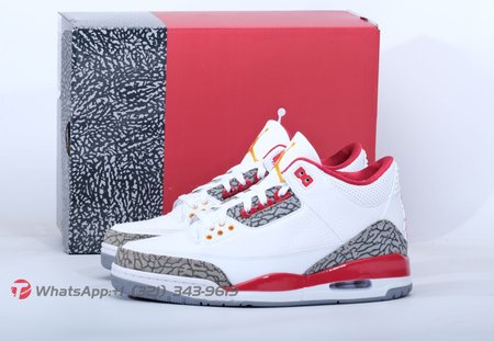 Air Jordan 3 Retro Cardinal Red Size: 40-47.5