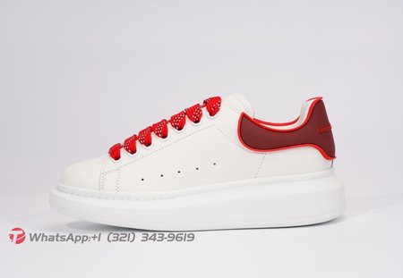 Alexander McQueen Oversized white Red SIZE: 35-45