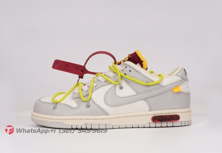 Off white x NK Dunk Low "THE 50" (NO.08) SIZE: 4-13