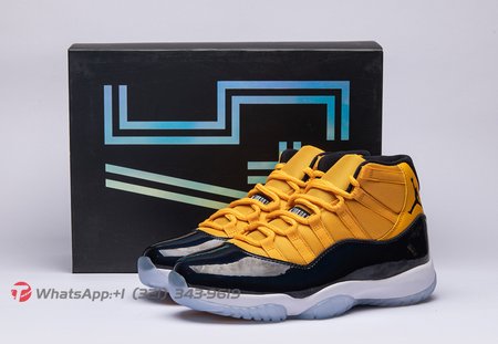 Air Jordan 11 Retro Black Yellow CT8012-118 Size 40-47.5
