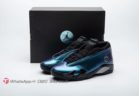 Air Jordan 14 Low Love Letter Mineral Teal Size 40-47.5