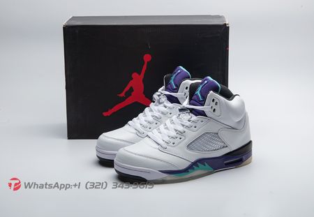 Jordan 5 Retro Grape 136027-108 Size 40-48.5