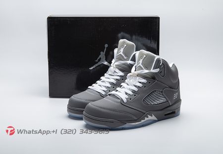 Jordan 5 Retro Wolf Grey 136027-005 Size 40-47.5