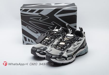 OFF-WHITE Be Right Back Grey Black Size 35-45