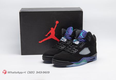 Jordan 5 Retro Black Grape 2013 136027-007 Size 40-48.5