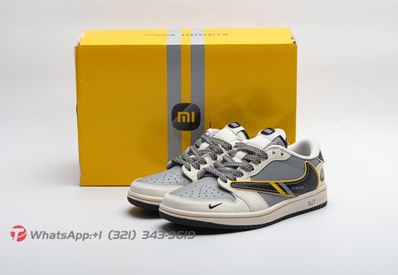 Travis Scott x Fragment Design x Air Jordan 1 Low OG SP AJ1 Su7-Ultra XX3168-162 Size 36-47.5