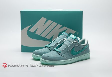 Jordan 1 Retro Low OG Washed Teal HQ8111-300 Size 36-47.5