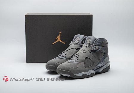 Air Jordan 8 Retro Cool Grey 305381-014 Size 40-48.5