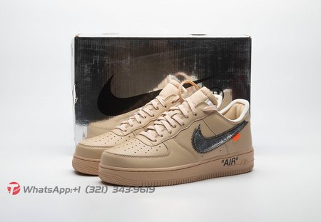Nike Air Force 1 Low Off-White Sesame FD6900-200 Size 36-48.5