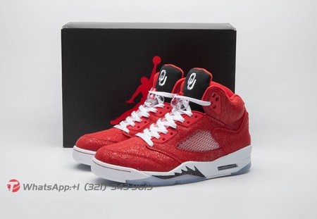 Air Jordan 5 Retro NCAA Oklahoma Sooners PE HQ7978-600 Size 40-47.5