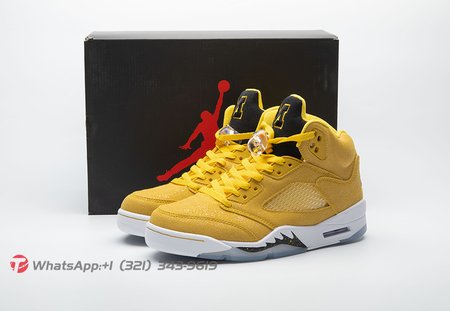 Jordan 5 Retro Michigan PE HQ7978-701 Size 40-47.5