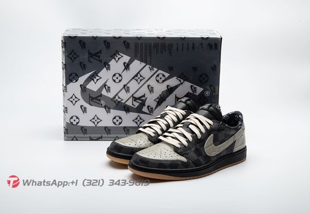 Jordan 1 Low x VL Grey and Black Size 40-47.5