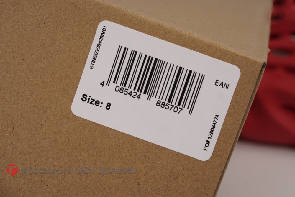 Adidas Yeezy Foam Runner Vermilion SIZE 3748.5 [Model28349428